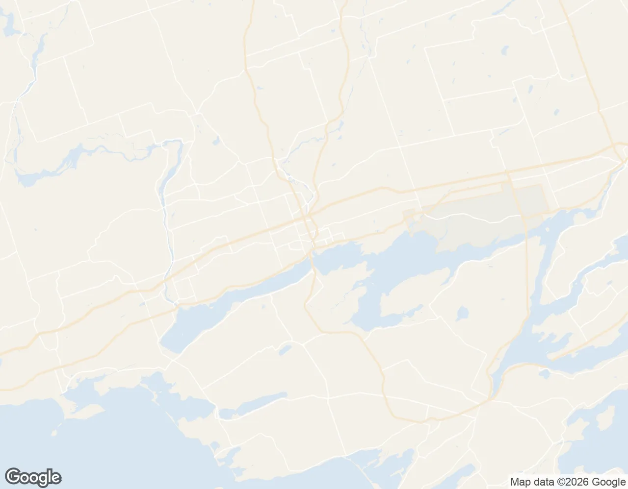 Map of the Belleville service area we serve