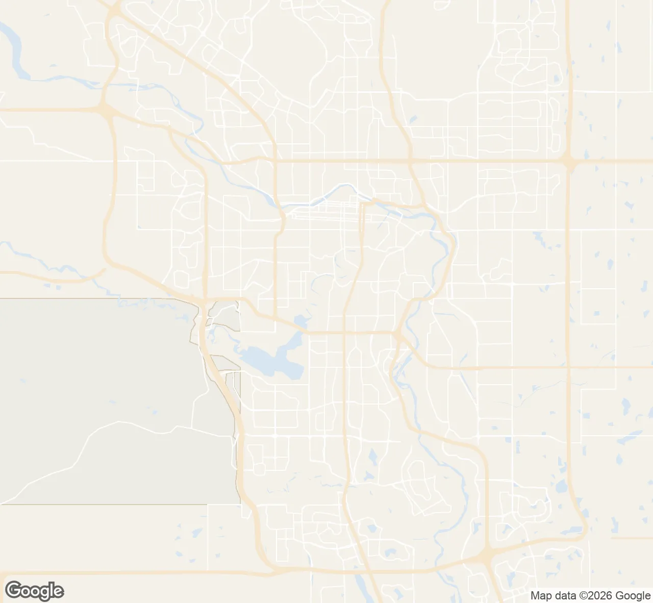 Map of the Calgary neighbourhoods we serve