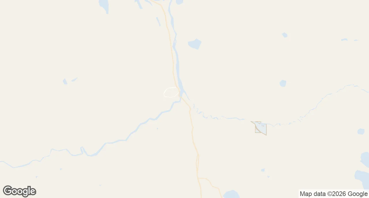 Map of the Fort McMurray service area we serve