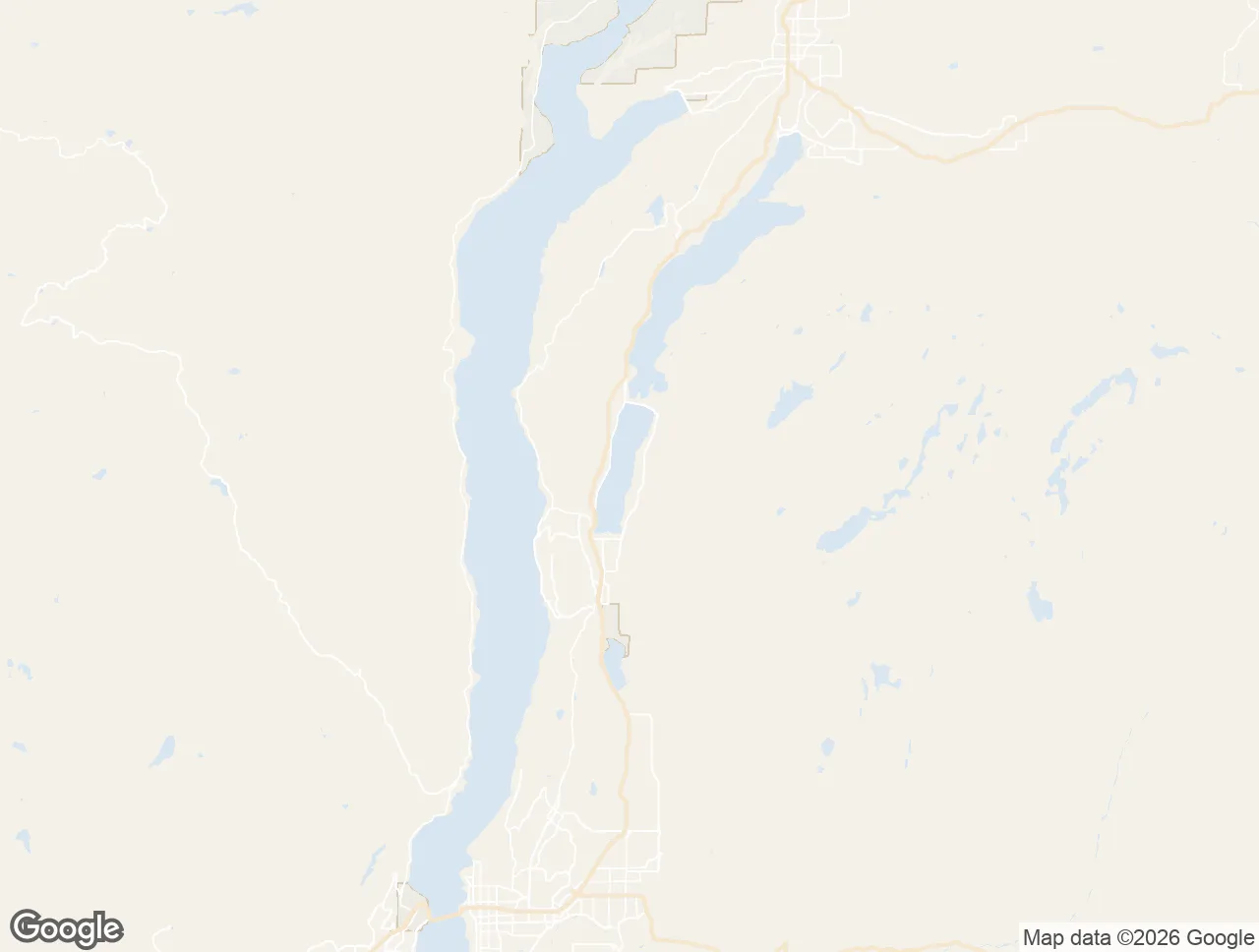Map of the Kelowna service area we serve