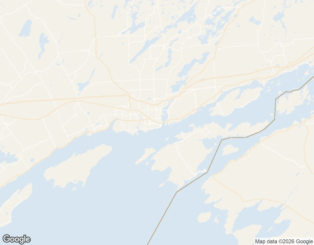 Map of the Kingston service area we serve