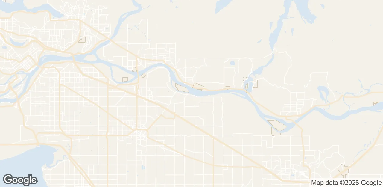 Map of the Langley service area we serve