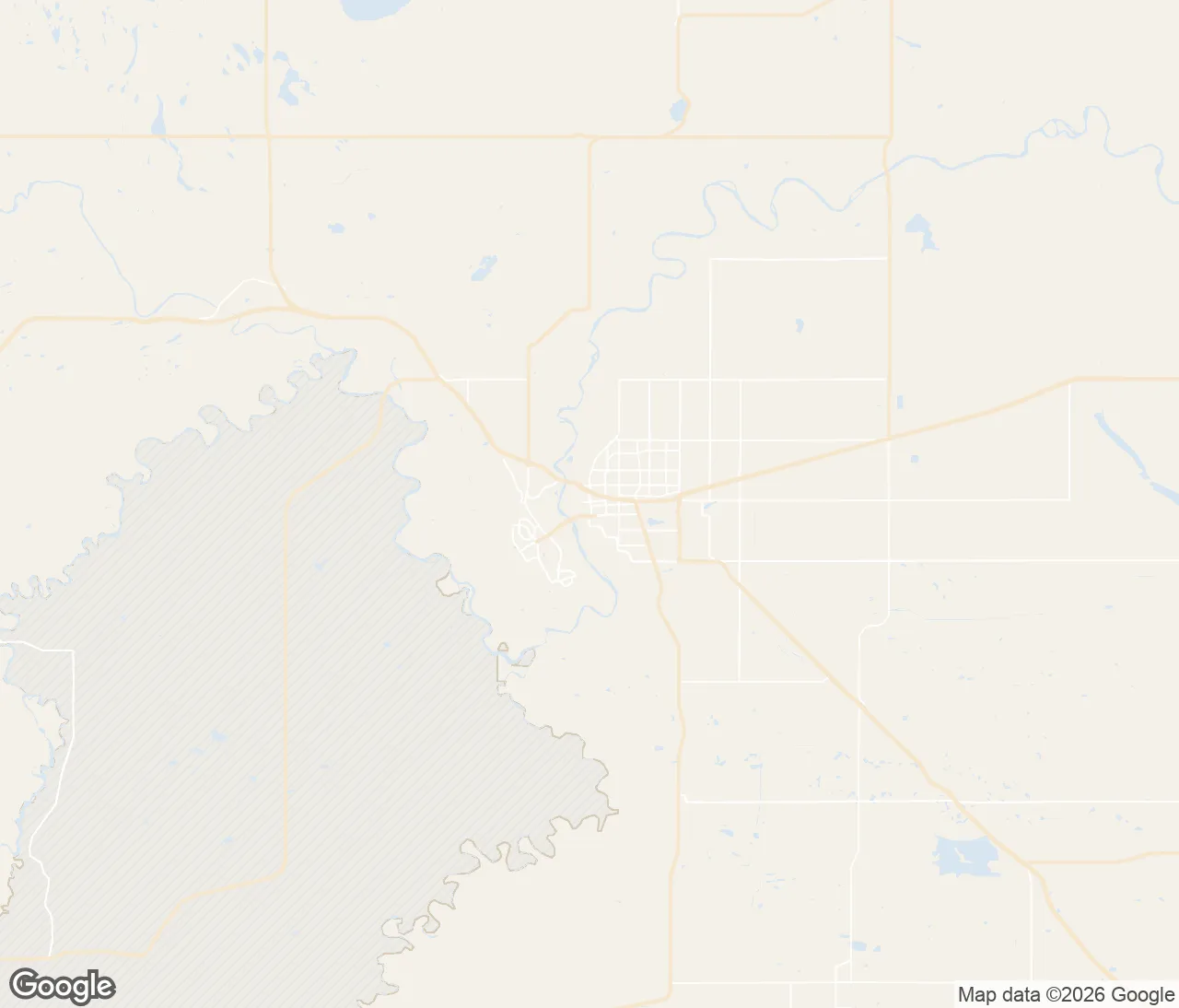 Map of the Lethbridge service area we serve