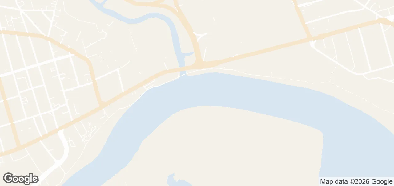 Map of the Moncton service area we serve