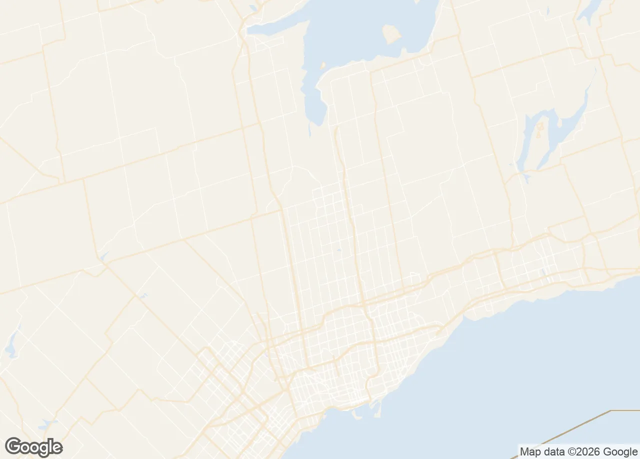 Map of the Newmarket service area we serve