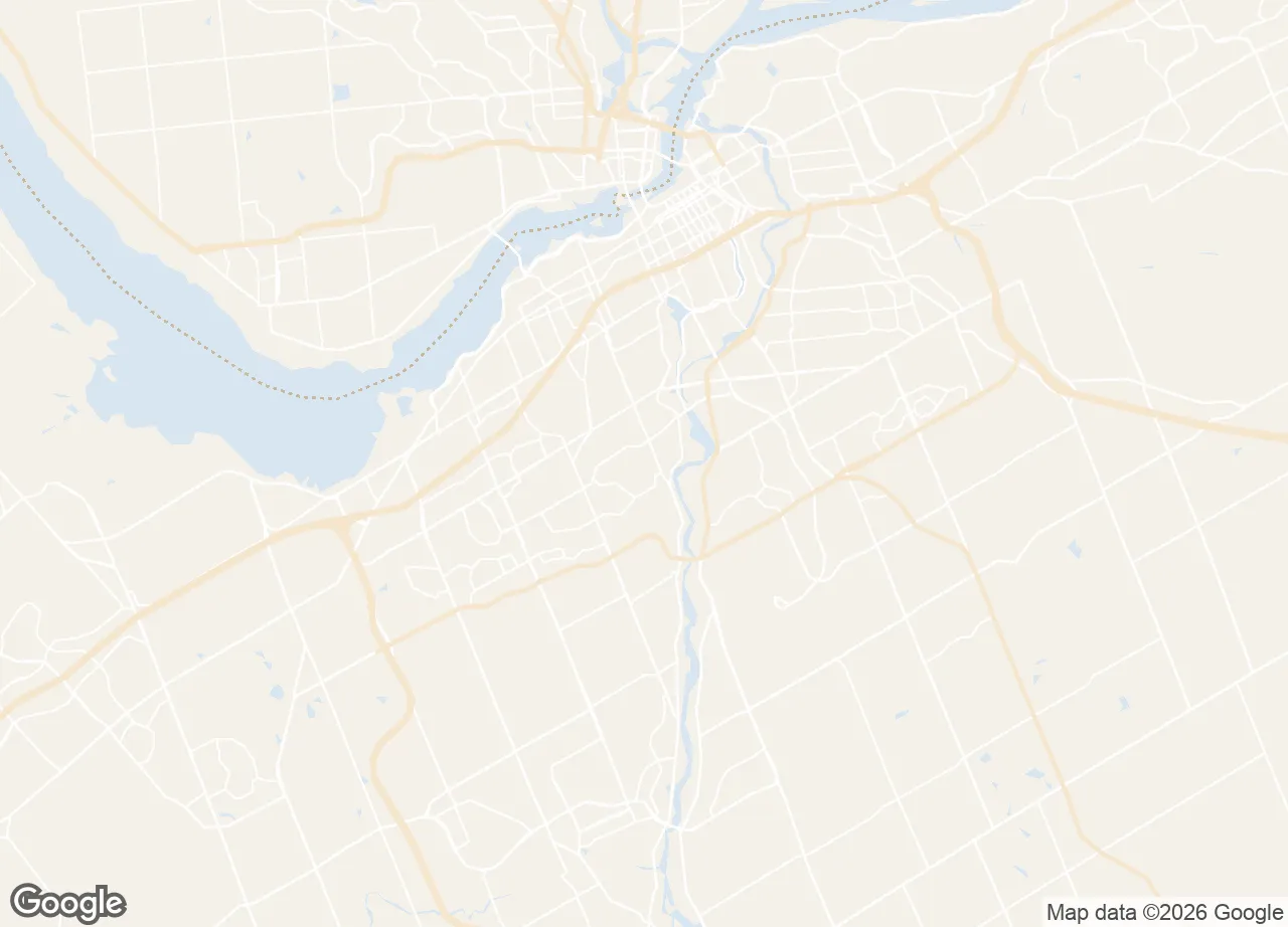 Map of the Ottawa neighbourhoods we serve