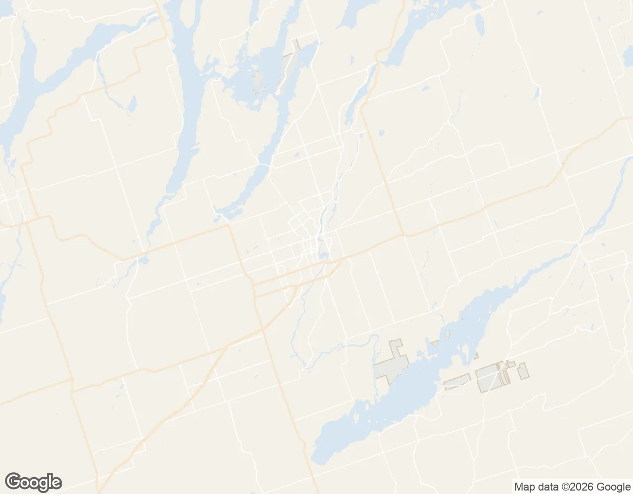 Map of the Peterborough service area we serve