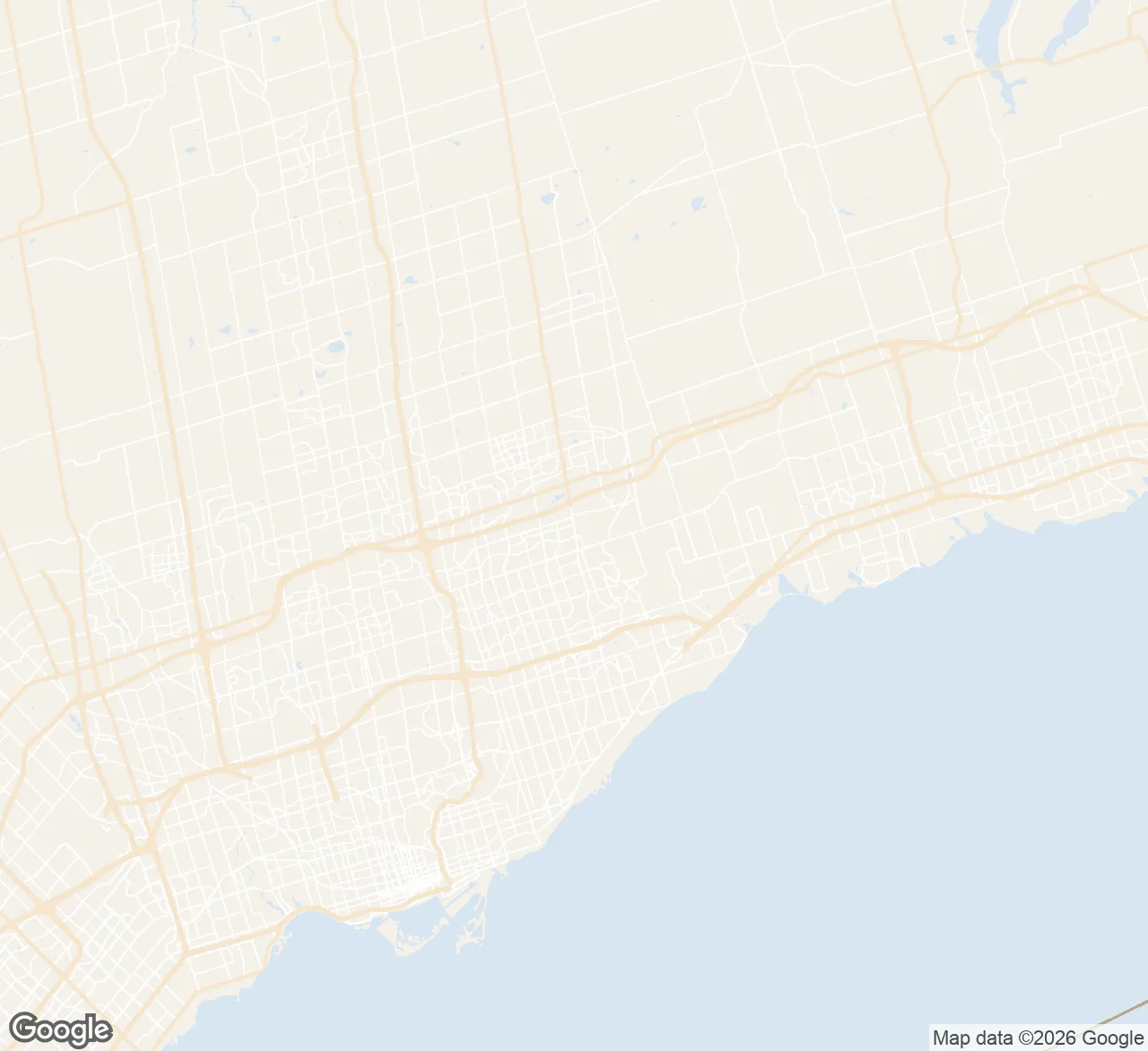 Map of the Pickering service area we serve