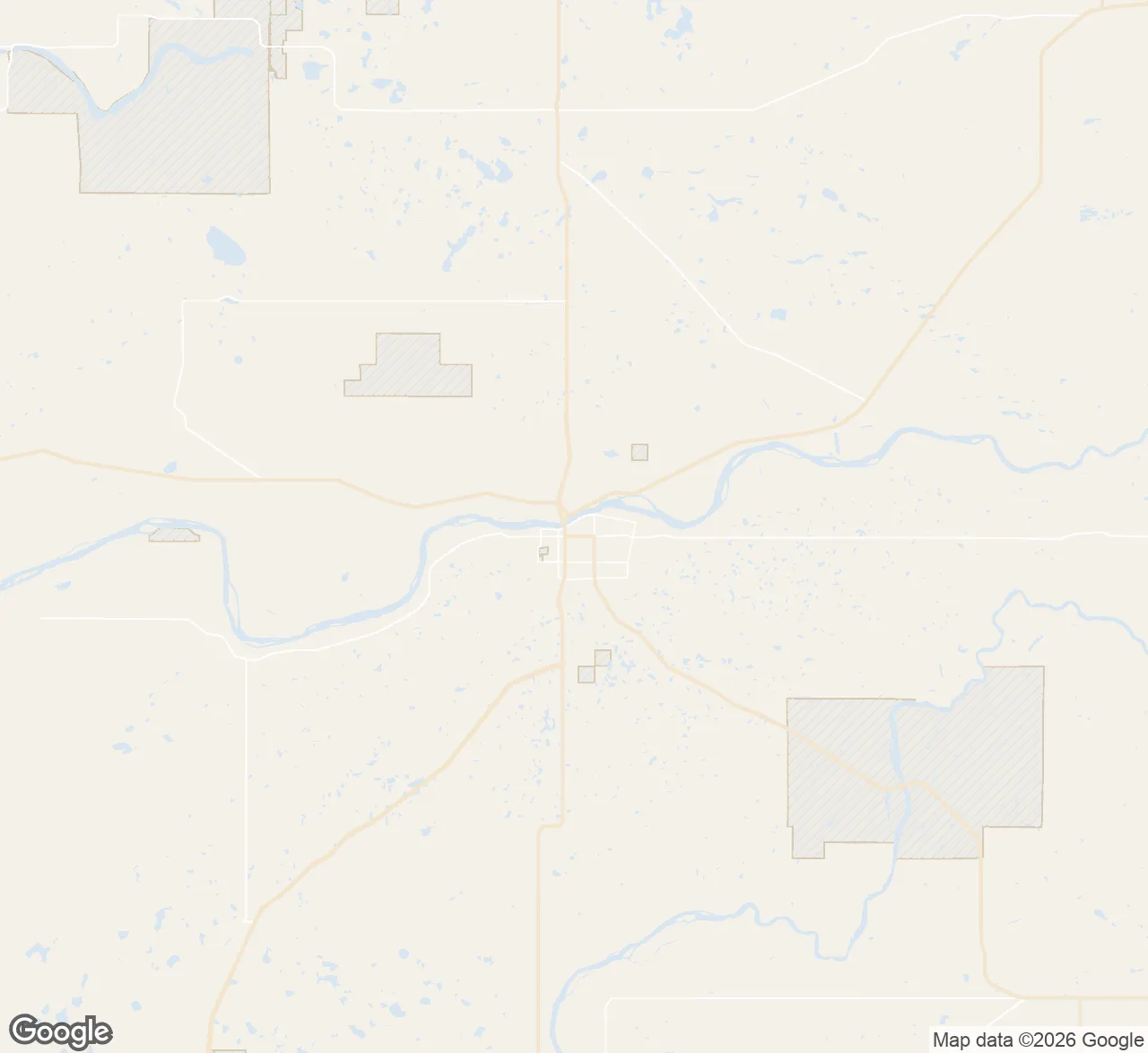 Map of the Prince Albert service area we serve