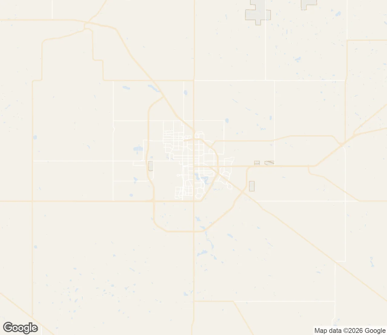Map of the Regina service area we serve