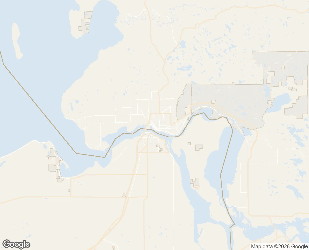 Map of the Sault Ste. Marie service area we serve