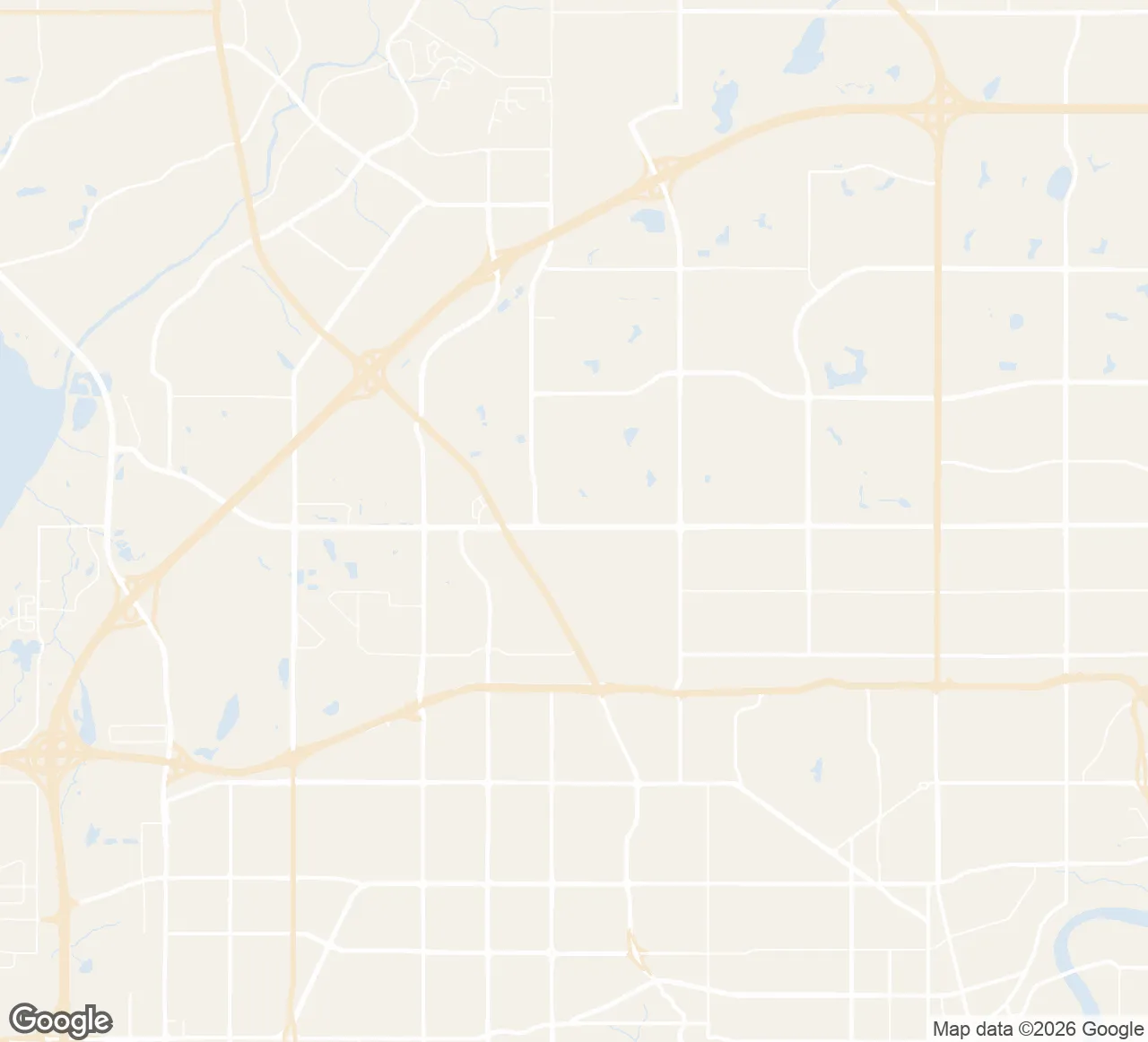 Map of the St. Albert service area we serve
