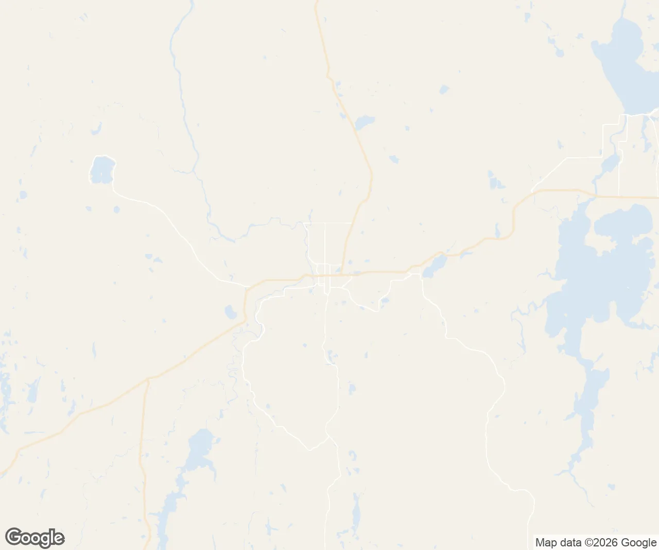 Map of the Timmins service area we serve