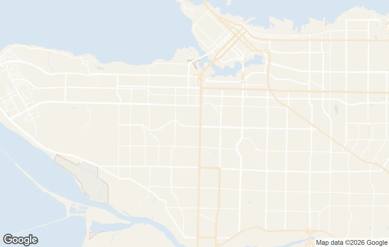 Map of the Vancouver neighbourhoods we serve