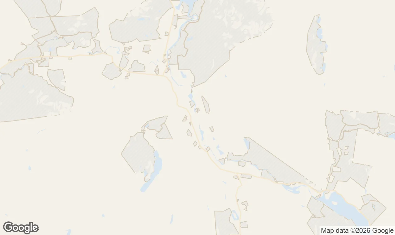 Map of the Whitehorse service area we serve