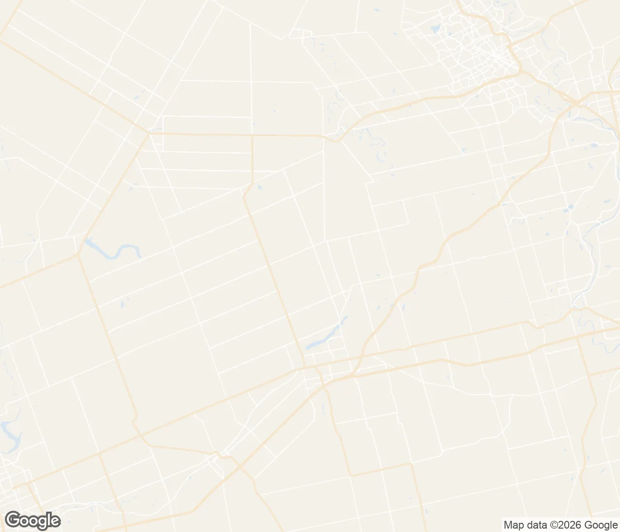 Map of the Woodstock service area we serve