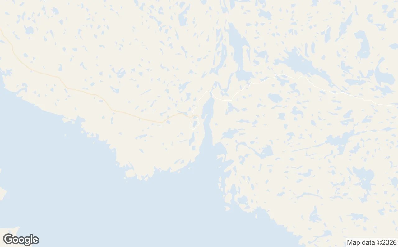 Map of the Yellowknife service area we serve