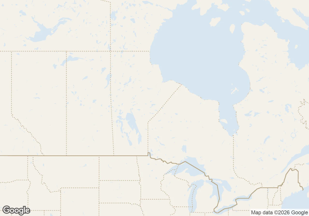 Map of the Canadian cities we serve