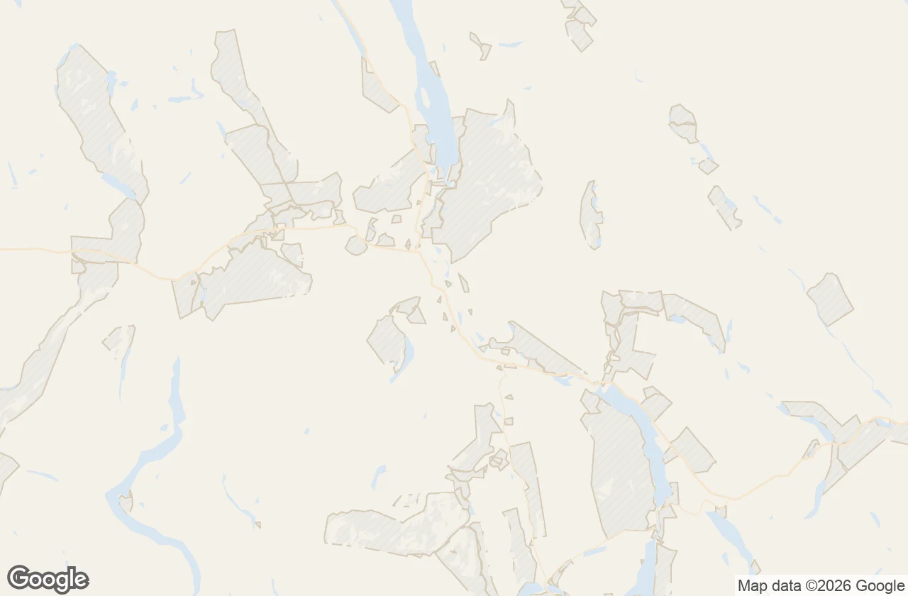 Map of the Yukon cities we serve