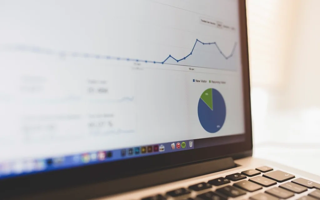 Search analytics on screen