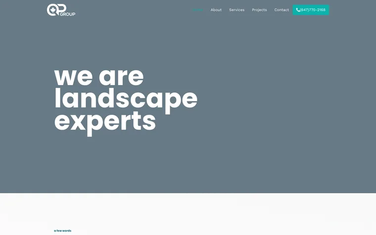 OP Group website designed by WEBLAB4U