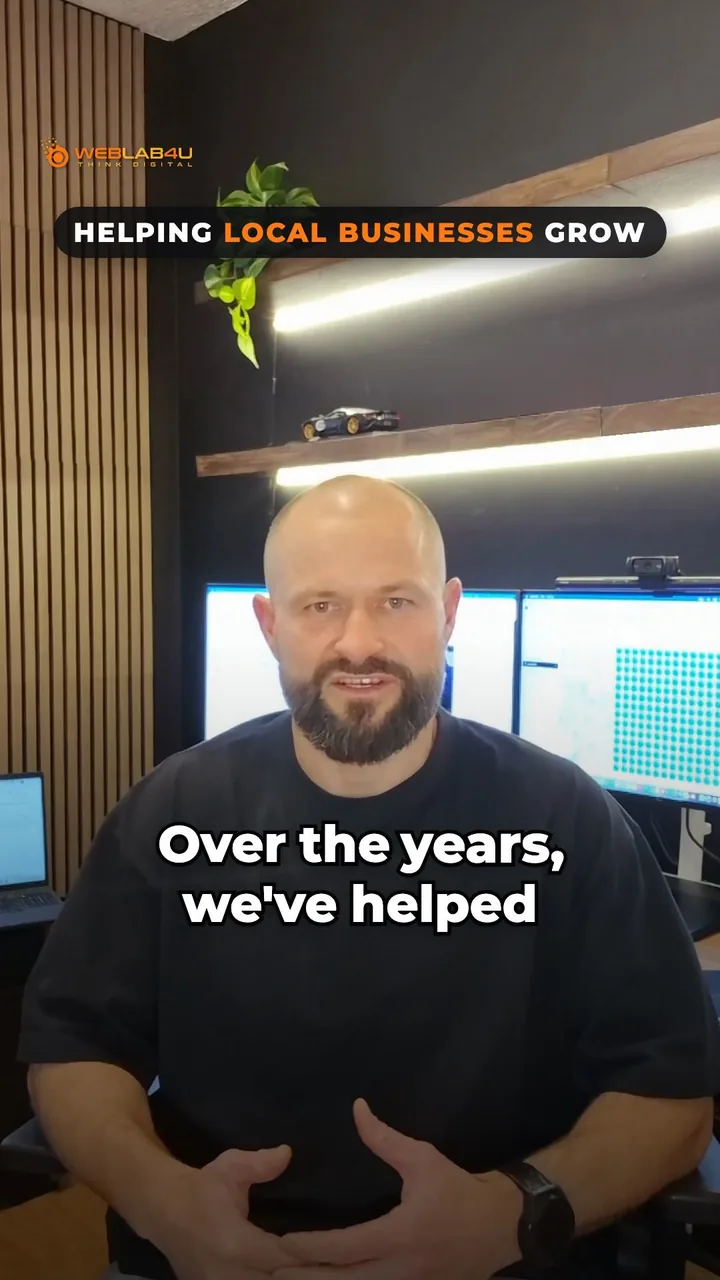 Alex Bakhteyev from WEBLAB4U introduces real results for local businesses. Play the video.